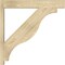 Ekena Millwork Funston Block Rough Sawn Outlooker, Douglas Fir, 6"W x 34"D x 34"H OUT06X34X34FST05RDF - alternate 2